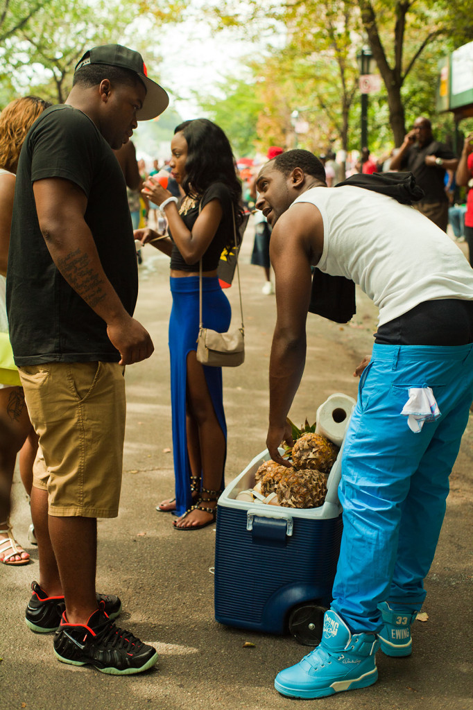 These dudes came down from Harlem to sell that Nutcracker. I copped a 'Henny Colada.' It worked, too.